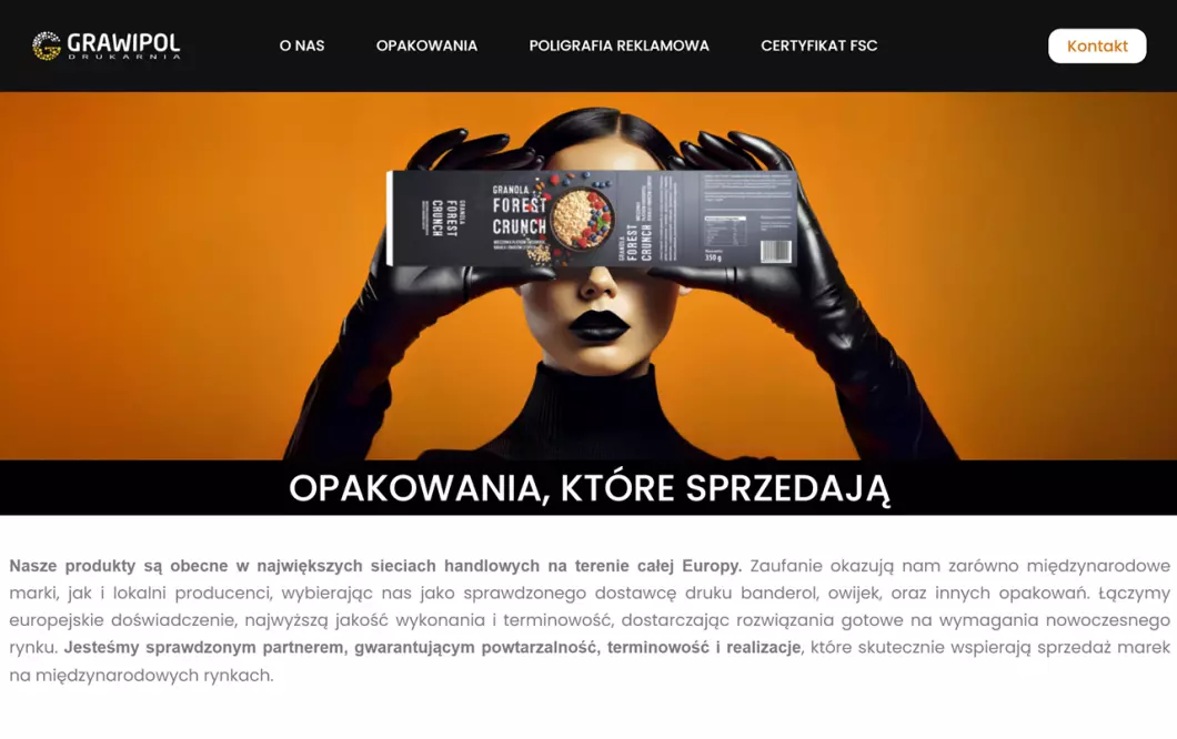 Zrzut ekranu strony
