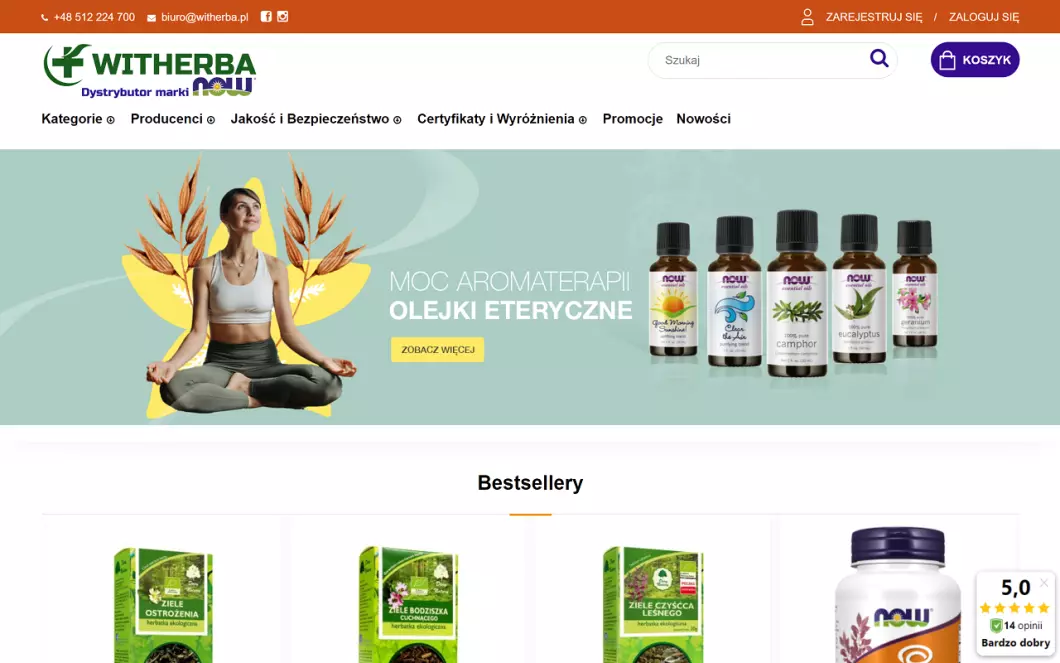 Zrzut ekranu strony